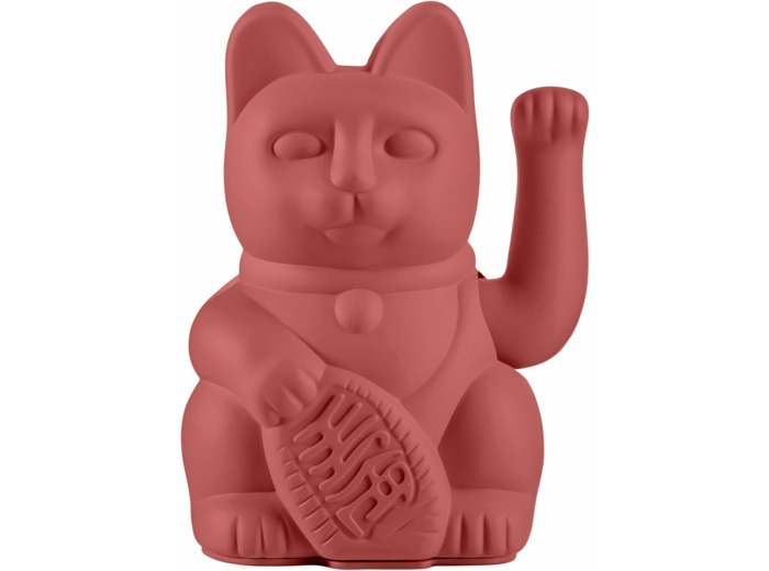 Donkey Chat Porte-Bonheur rouge baie - Chat Porte-Bonheur Maneki Neko - Symbole d'amour et de Bonheur - Décoration Moderne