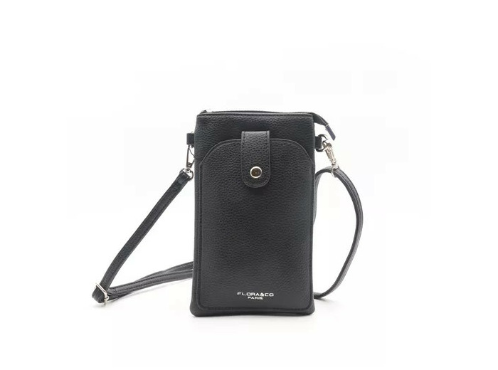 P429- Sac Téléphone Flora.and.Co (noir)
