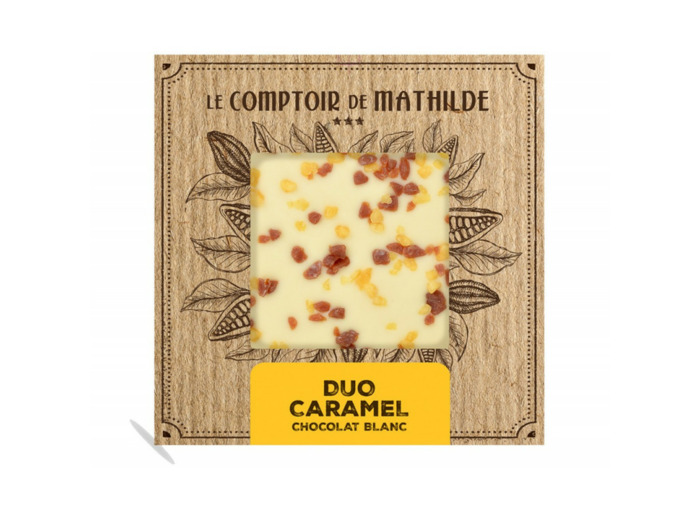 Tablette Duo Caramel - Chocolat Blanc