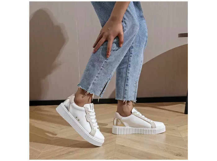 R407- Basket Moow Creepers (T36-T41) (blanc)