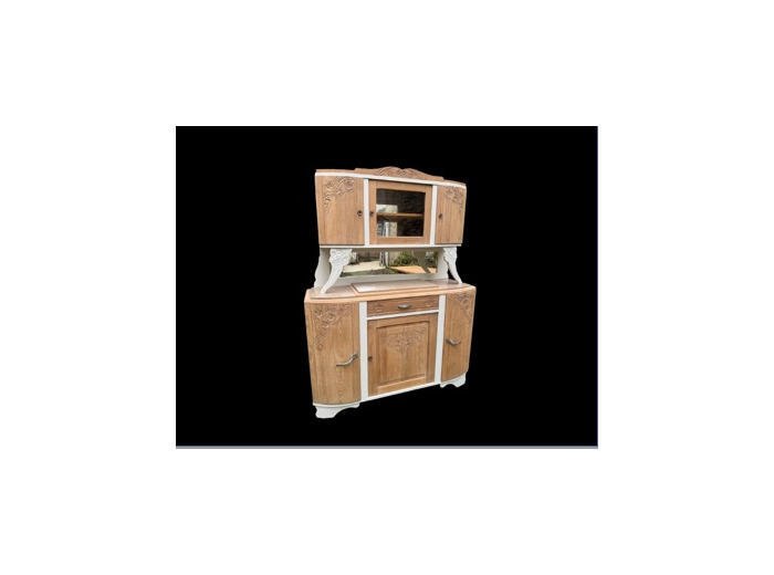 Art nouveau : buffet chêne