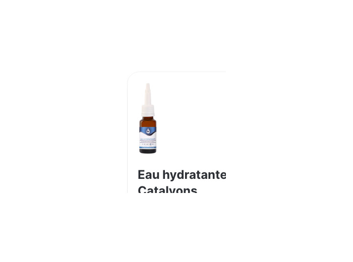 Eau hydratante yeux