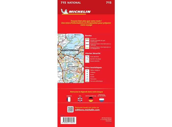 CARTE NATIONALE PAYS-BAS