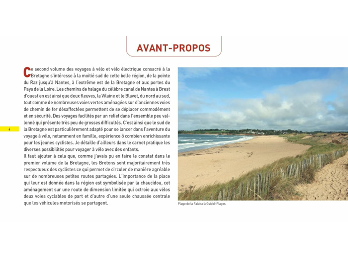 BRETAGNE VOL.2 VOYAGES A VELO ET VELO ELECTRIQUE - FINISTERE SUD, MORBIHAN, ILLE-ET-VILAINE SUD, LOI
