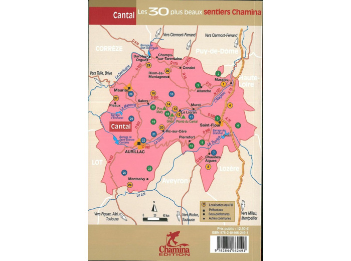 CANTAL LES 30 PLUS BEAUX SENTIERS