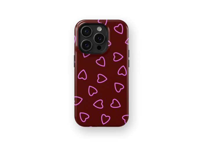 Heart Cake | Coque de téléphone 3D 2en1 Ultra-résistante
