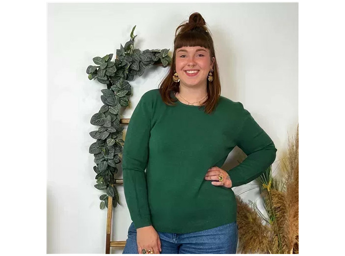 Y253- Tricotonic Col rond, Les T44 & 48 (vert sapin)