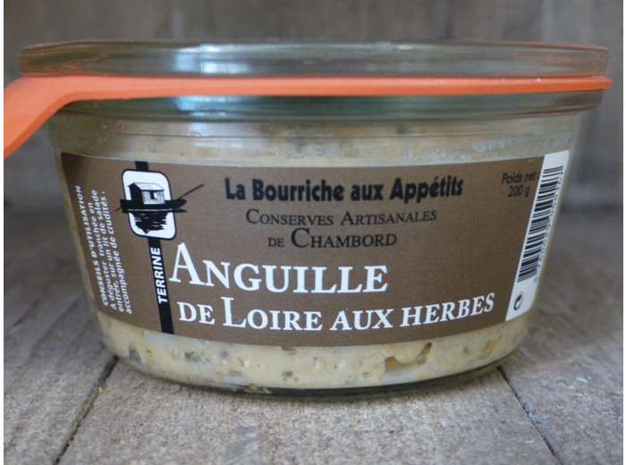 Terrine d'Anguille de Loire aux herbes "La Bourriche aux Appétits"(200g)