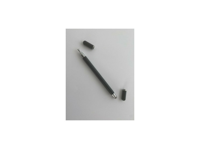 Stylet métallique tactile 2 en 1 - noir