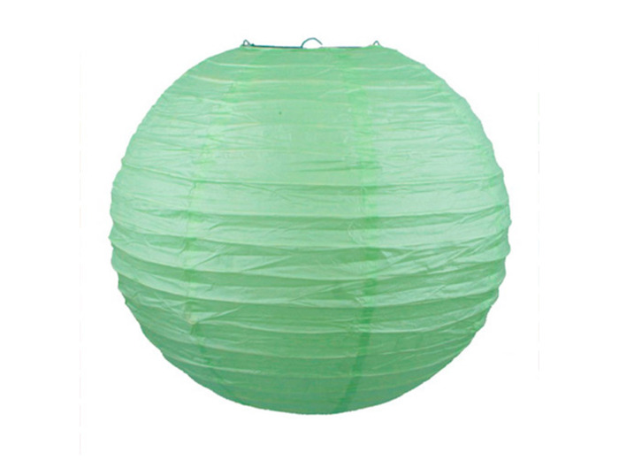 Lampion en papier de soir de 30 cm de diametre Mint