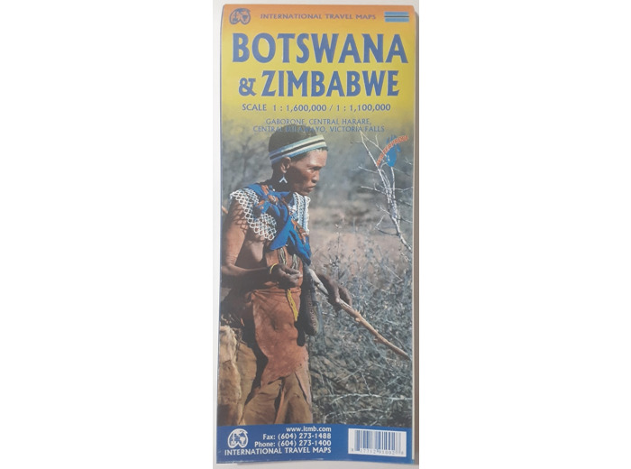 ZIMBABWE AND BOTSWANA 1:1'00'000 / 1:1'600'000
