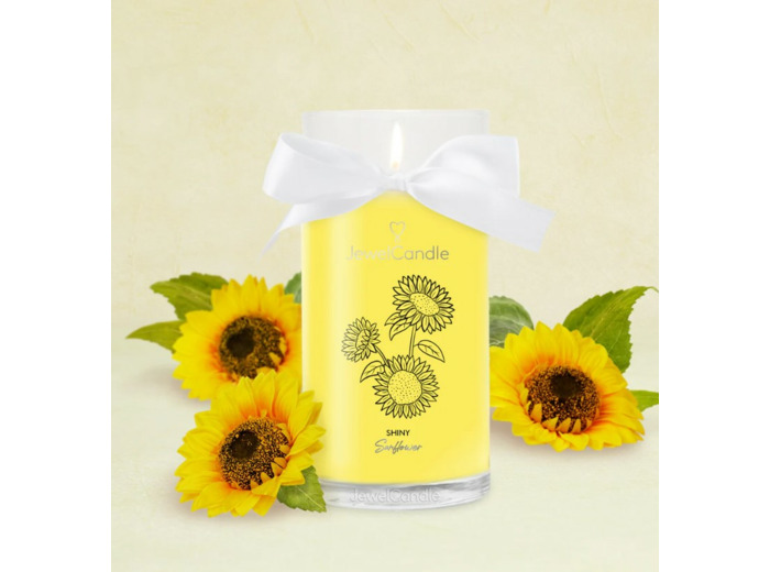 JewelCandle Bougie Bijou Boucles d'oreilles Shiny sunflower
