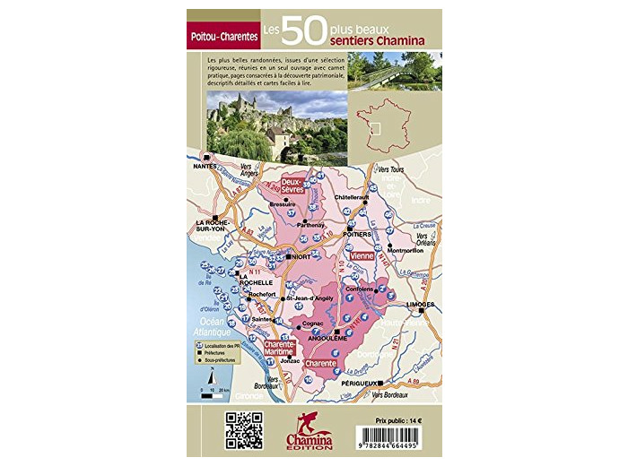 POITOU-CHARENTES LES 50 PLUS BEAUX SENTIERS