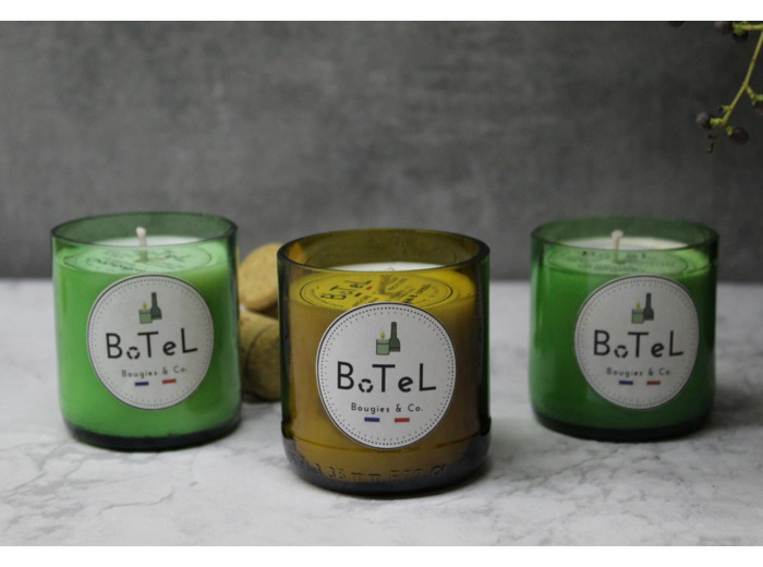 Lot 3 bougies · petit format