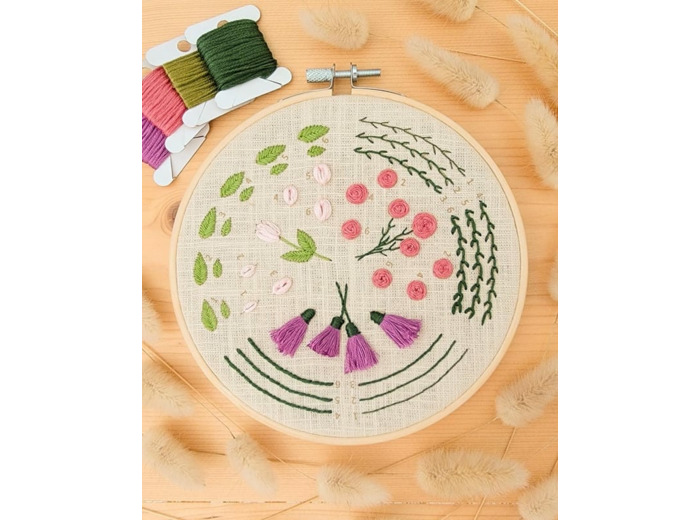 Patron de Broderie PDF – "L'apprenti fleuriste" - Tome 2