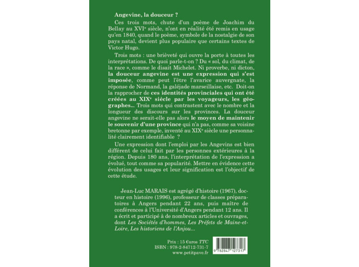 ANGEVINE, LA DOUCEUR ?