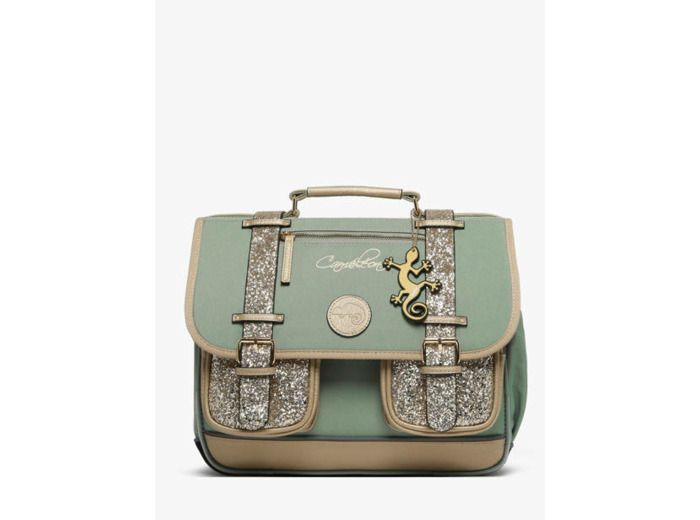 Caméléon - Cartable Glossy Green 35cm