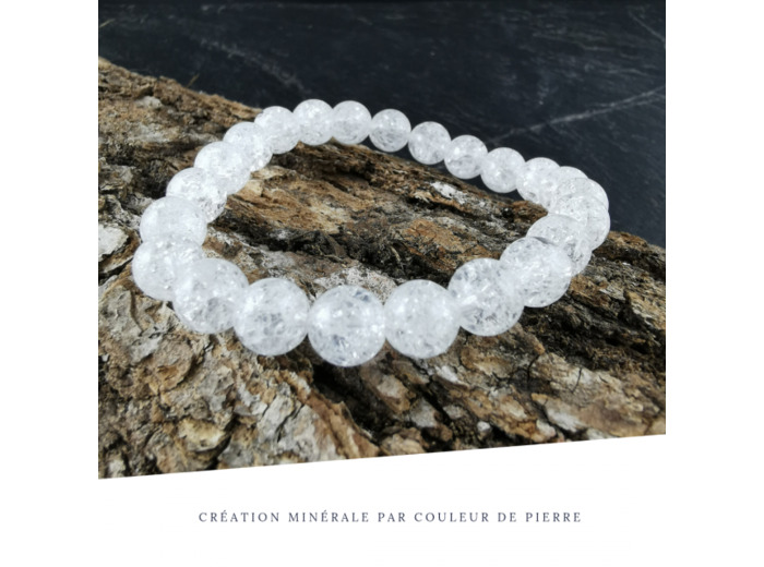 Cristal craquelé 6mm