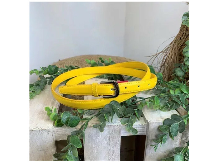 V696- Ceinture sécable Très Fine 1.8cm (jaune)