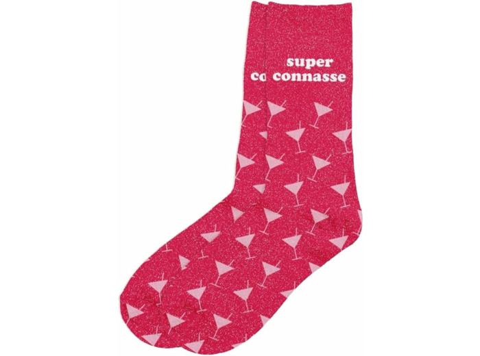 STC, Chaussettes à paillettes - SUPER CONNASSE