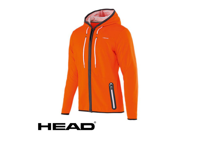HEAD AMIR FULL ZIP TECHNICAL HOODY Orange