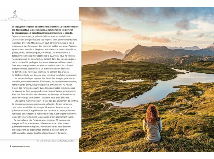VOYAGER AUTREMENT EN FRANCE - 50 EXPERIENCES DURABLES POUR EXPLORER, PARTAGER ET CHANGER DE REGARD