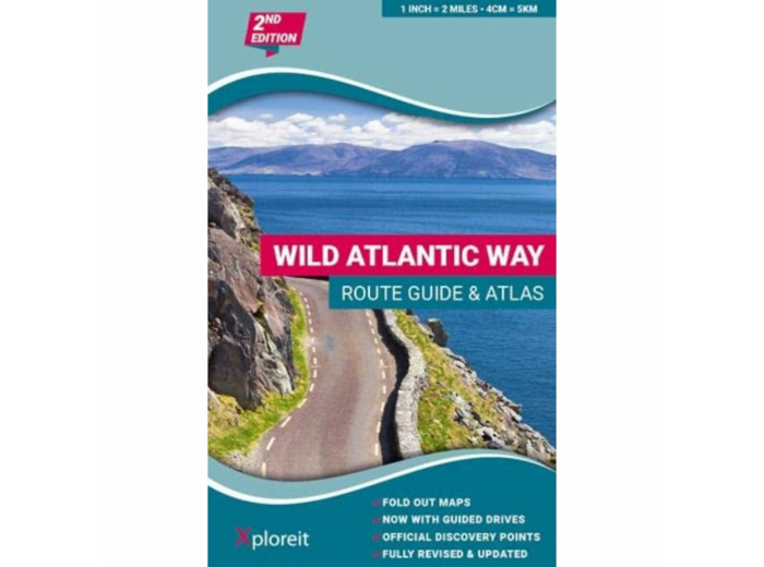 WILD ATLANTIC WAY ROUTE GUIDE AND ATLAS - THE ESSENTIAL GUIDE TO DRIVING IRELAND'S ATLANTIC COAST