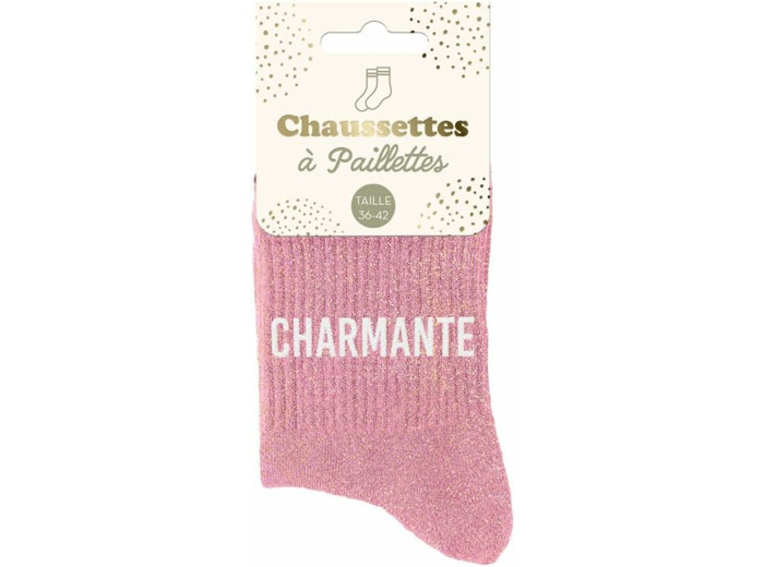STC Chaussettes paillettes charmante