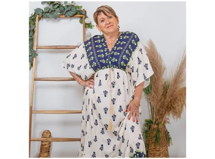 K274- Robe Bohême C'Mélodie (GT) (beige)