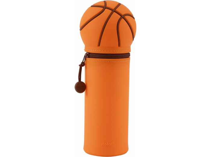 I-TOTAL® - Trousse en Silicone Souple pour l'École, Extensible avec Forme Profilée Basket