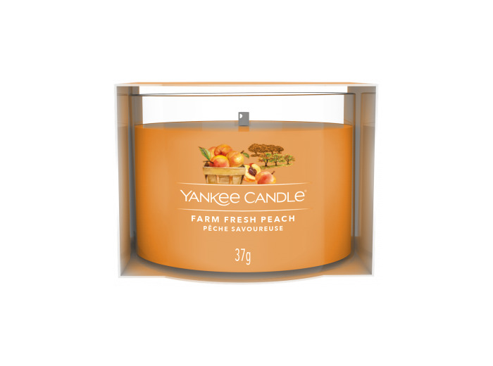 VOTIVE EN VERRE - PÊCHE SAVOUREUSE