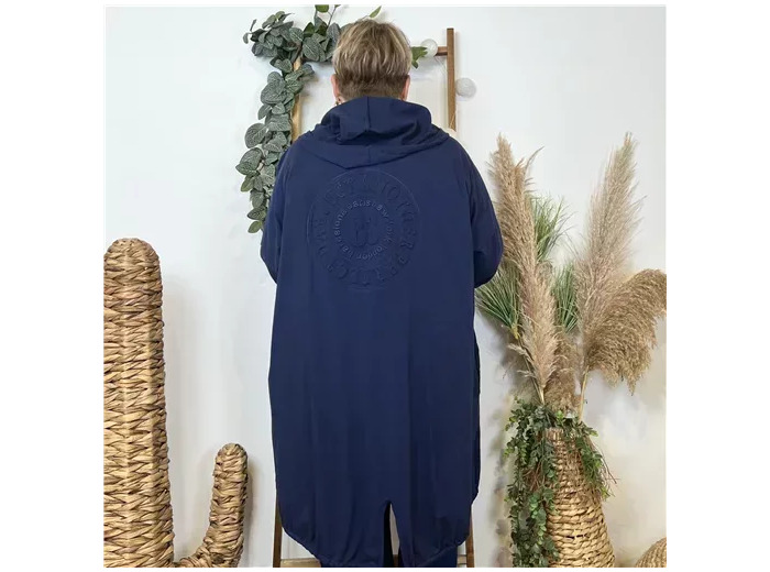 K686- Gilet Sweat 83 "Jolies Formes" (marine)