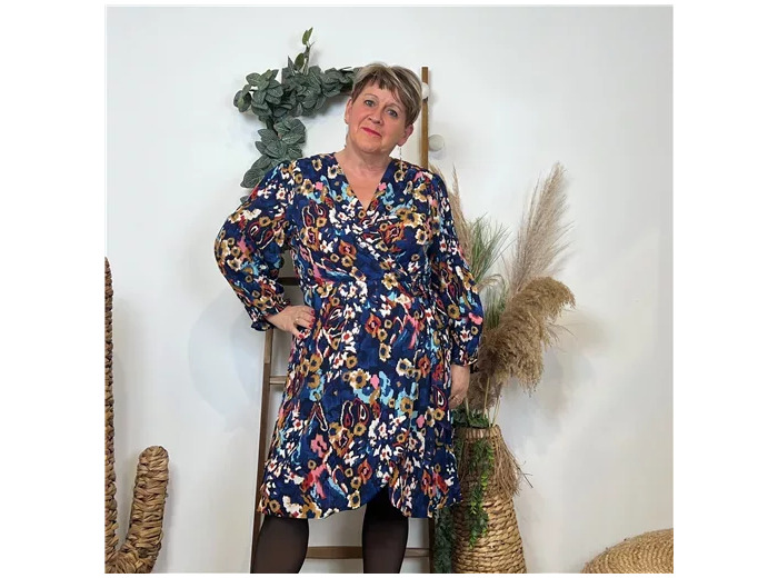 K745- Robe By One cache-coeur (T40/48) (marine)