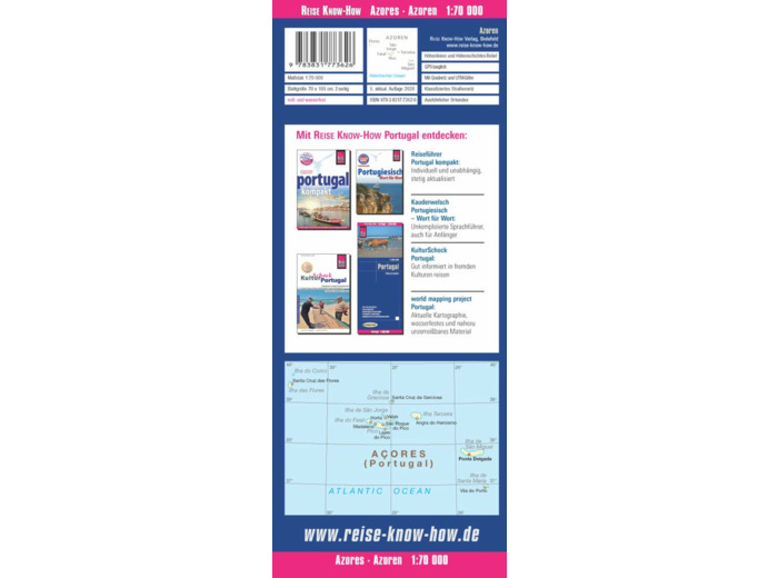 AZORES/ AZOREN/ACORES- 1/70.000