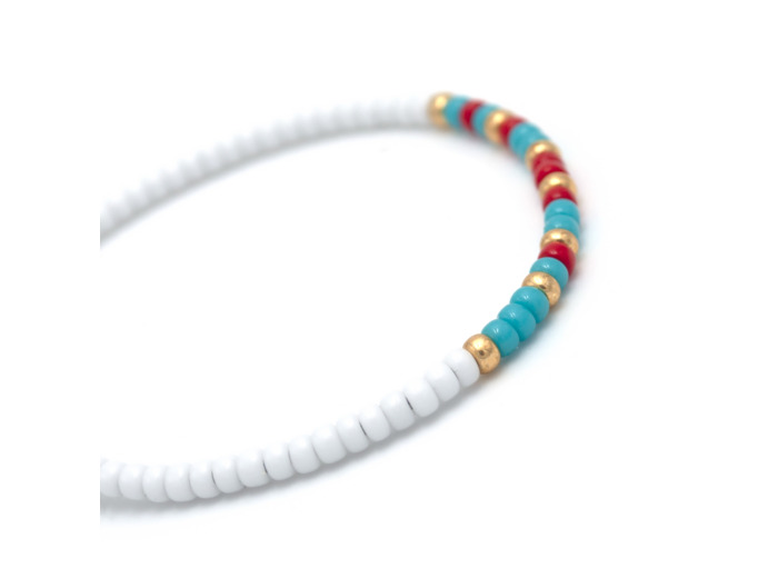 Bracelet femme code Morse "Saumur"