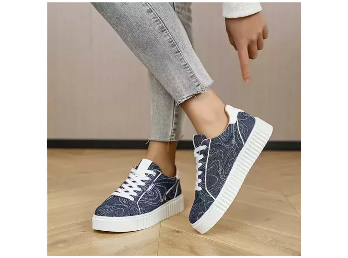R399- Basket Moow Creepers (T36-T41) (denim)