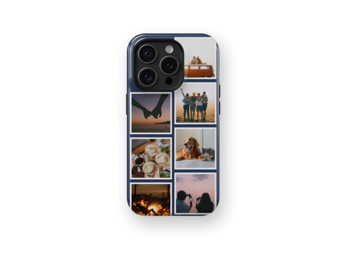 Snapshot Gallery - Dark Blue | Coque de téléphone 3D 2en1 Ultra-résistante