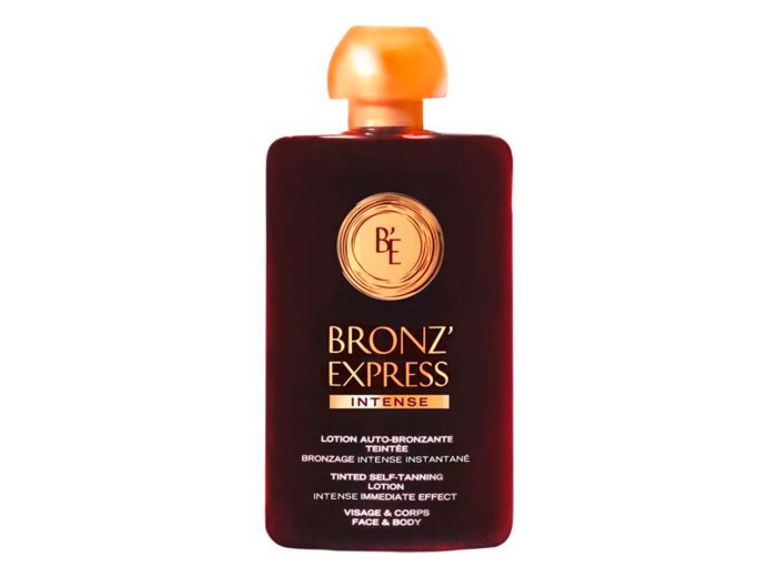 Lotion Bronz'Express Teintée Naturel Auto-Bronzante Visâge et Corps 100 ml