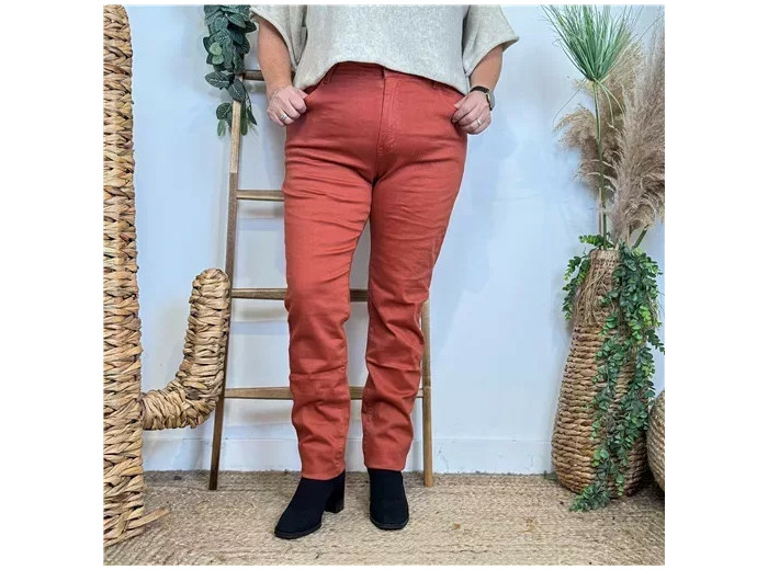 P162- Jean Slim Voggo T42-T50 (rouille)