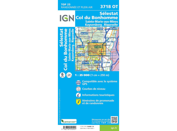 3718OT SELESTAT COL DU BONHOMME SAINTE MARIE AUX MINES KAYSERSBERG