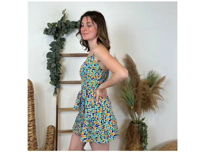 L125- CombiShort MELYA Mélodie (vert aqua)