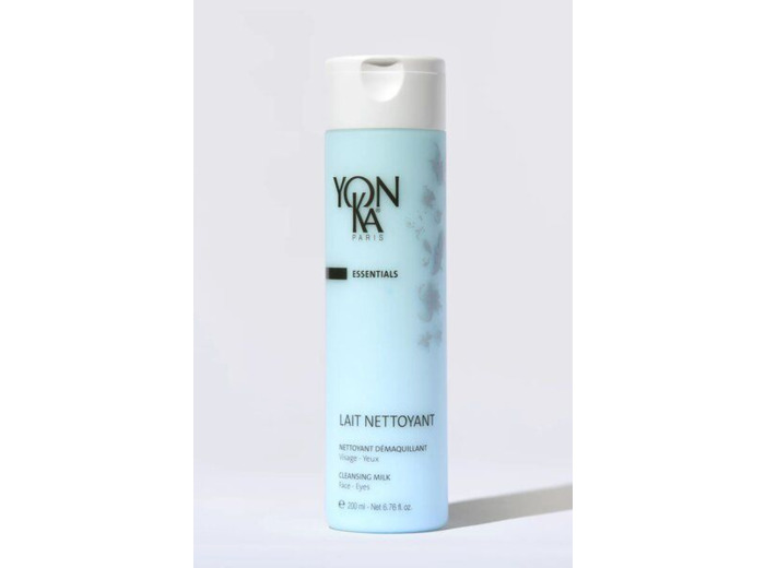 Lait Nettoyant Yonka 200ml - Visage, Yeux & Lèvres - Démaquille, Nettoie et Apaise