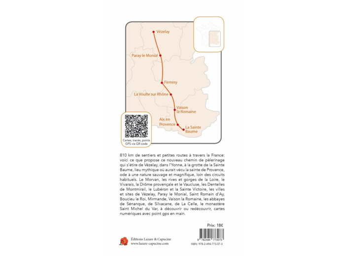 LA SAINTE BAUME - CHEMIN DE PELERINAGE DE VEZELAY A LA SAINTE BAUME