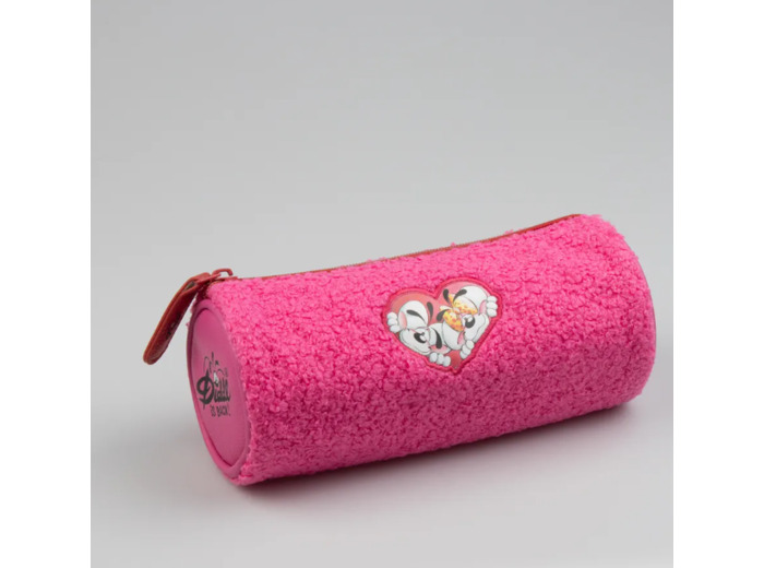 DIDDL Trousse peluche rose