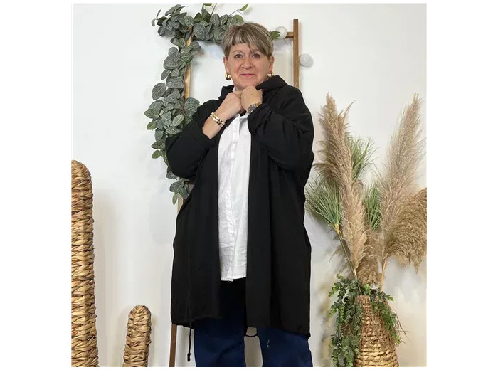K686- Gilet Sweat 83 "Jolies Formes" (noir)