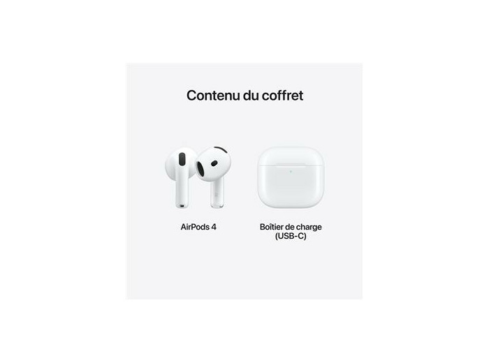 APPLE AirPods 4 Lightning (écouteurs 4ᵉ gen) - Neuf