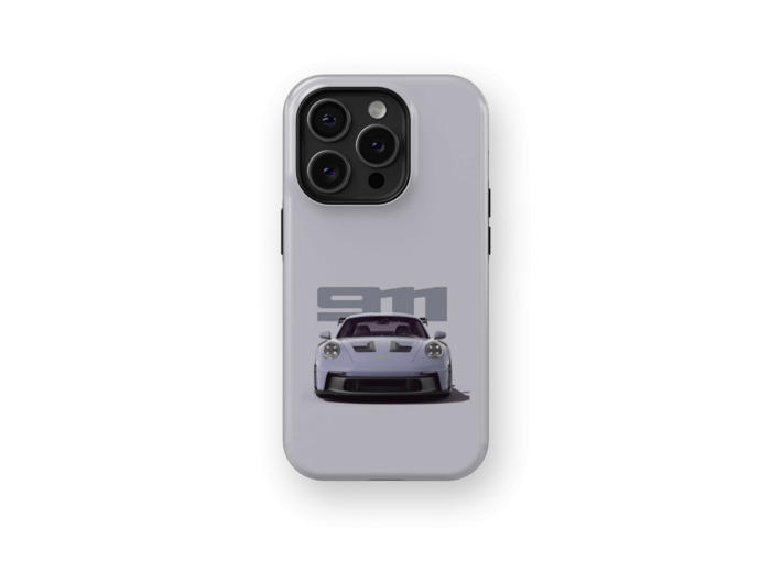 Bland Purple Porsche | Coque de téléphone 3D 2en1 Ultra-résistante