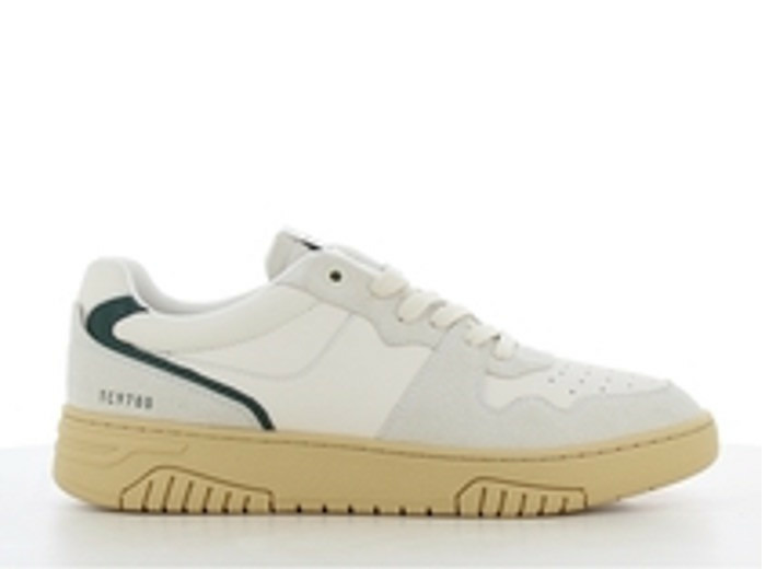 Low Sneakers - White/Green - SJ