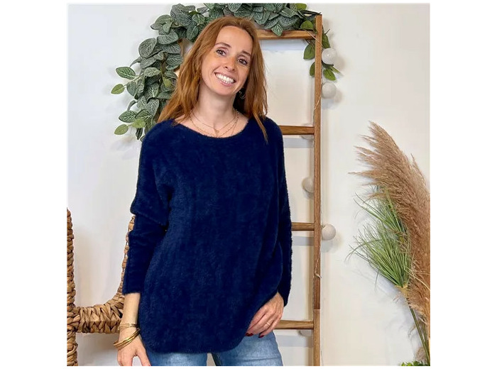 K121- Pull « Pilou Pilou » (Tu) 🇮🇹 (marine)