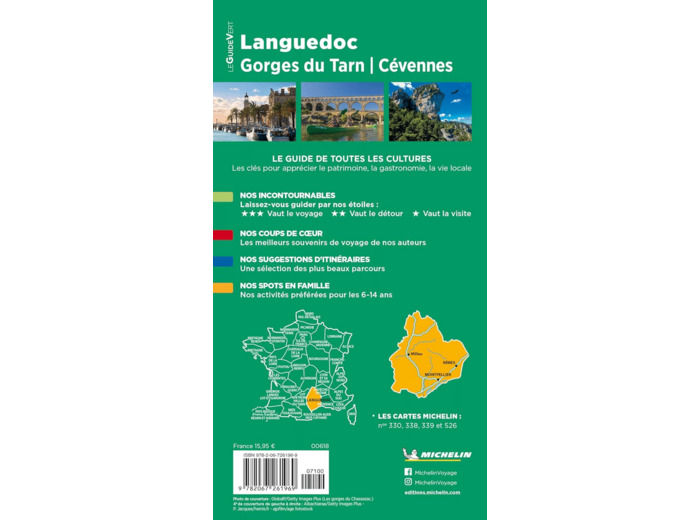 GUIDE VERT LANGUEDOC - GORGES DU TARN - CEVENNES